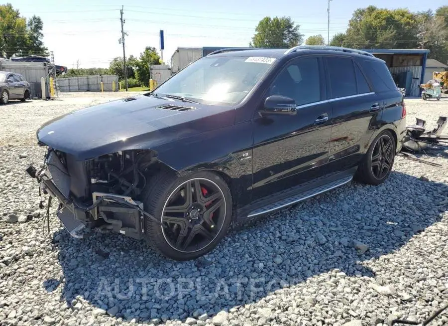 MERCEDES-BENZ ML 63 AMG 2015 vin 4JGDA7EB8FA575804 from auto auction Copart