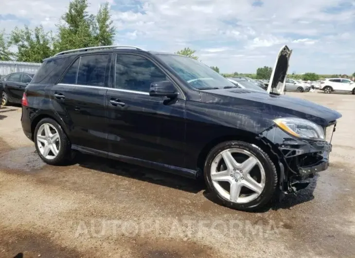 MERCEDES-BENZ ML 350 BLU 2015 vin 4JGDA2EBXFA549322 from auto auction Copart