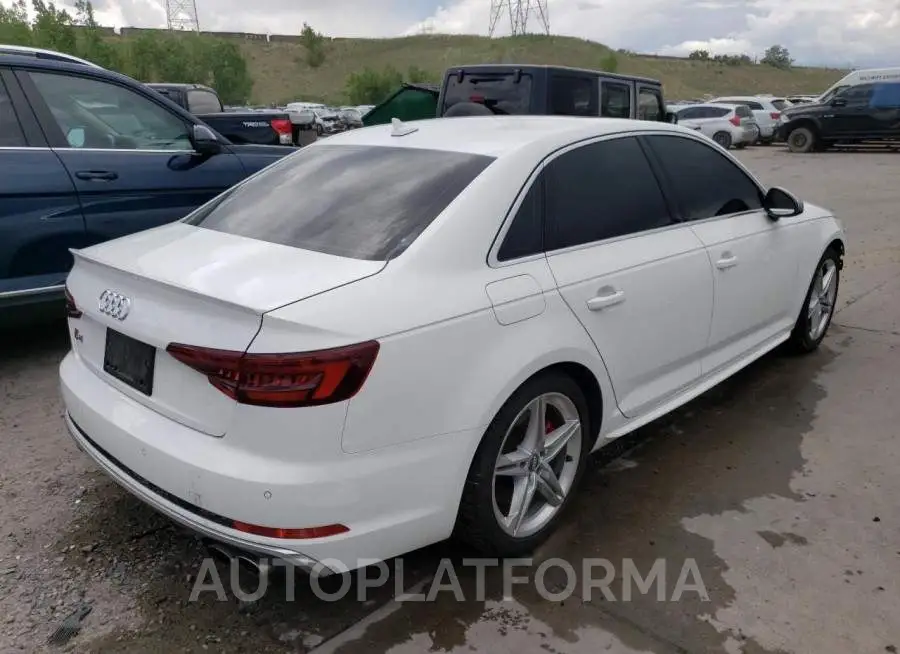 AUDI S4 PREMIUM 2018 vin WAUB4AF42JA172228 from auto auction Copart