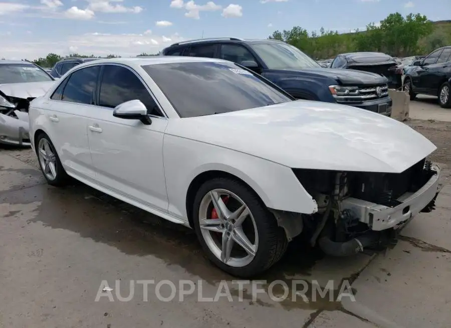 AUDI S4 PREMIUM 2018 vin WAUB4AF42JA172228 from auto auction Copart