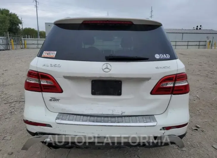 MERCEDES-BENZ ML 350 4MA 2015 vin 4JGDA5HB8FA616125 from auto auction Copart