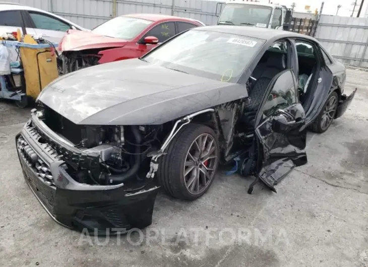 AUDI S4 PRESTIG 2021 vin WAUC4BF4XMA014332 from auto auction Copart