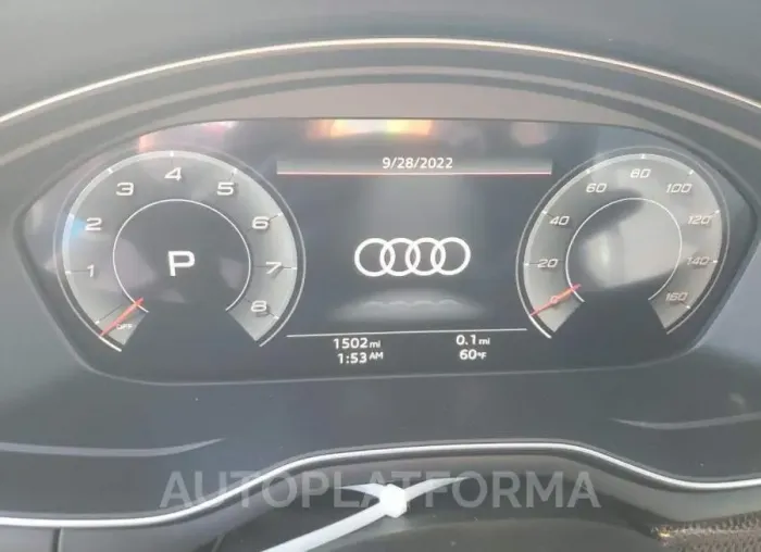 AUDI S5 PREMIUM 2022 vin WAUW4GF59NN001505 from auto auction Copart