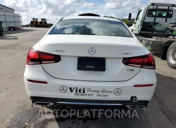 MERCEDES-BENZ A 220 4MAT 2021 vin W1K3G4FB3MJ322467 from auto auction Copart