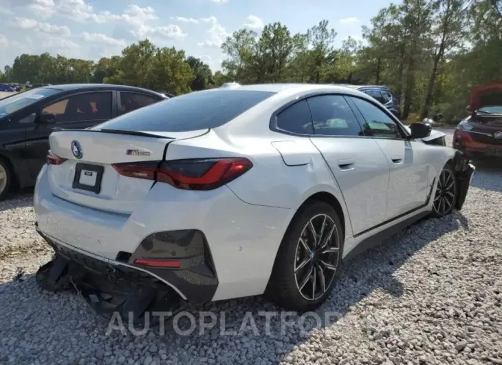 BMW I4 M50 2023 vin WBY33AW07PFP55475 from auto auction Copart