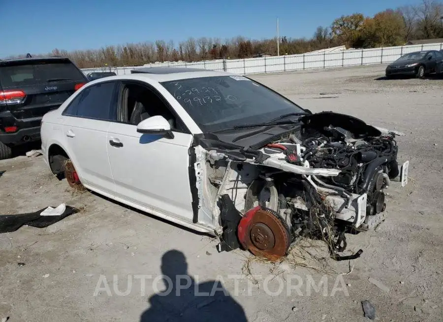 AUDI S4 PREMIUM 2018 vin WAUB4AF47JA103826 from auto auction Copart