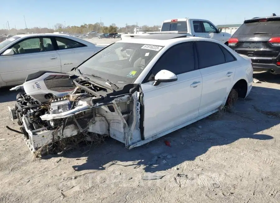 AUDI S4 PREMIUM 2018 vin WAUB4AF47JA103826 from auto auction Copart