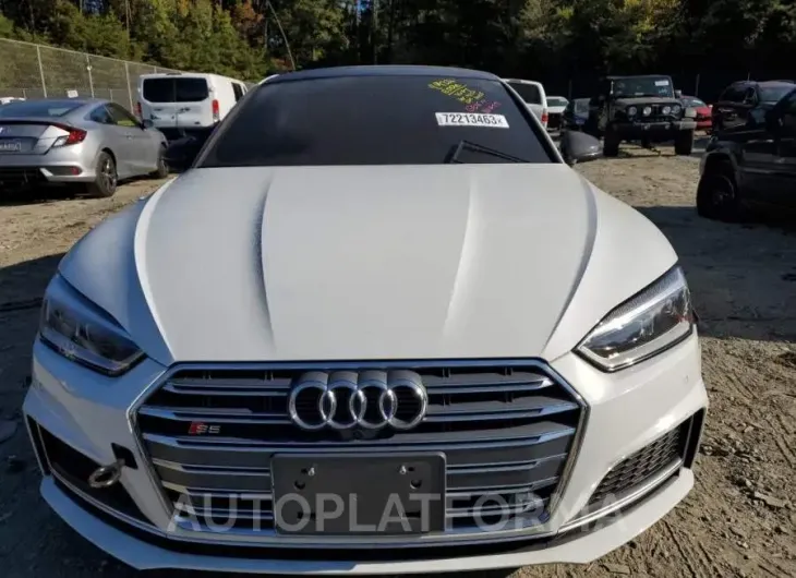 AUDI S5 PRESTIG 2019 vin WAUC4CF54KA040677 from auto auction Copart