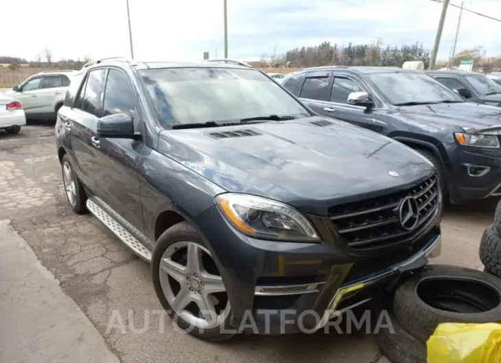 MERCEDES-BENZ ML 350 BLU 2015 vin 4JGDA2EB3FA554846 from auto auction Copart