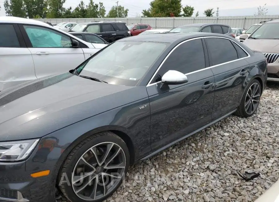 AUDI S4 PRESTIG 2018 vin WAUC4AF43JA001492 from auto auction Copart