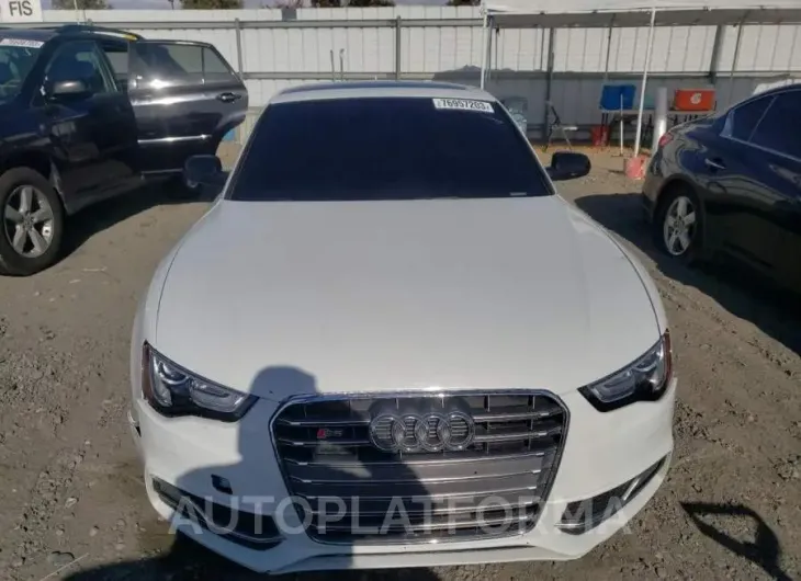 AUDI S5 2017 vin WAUC4AFR6HA000875 from auto auction Copart