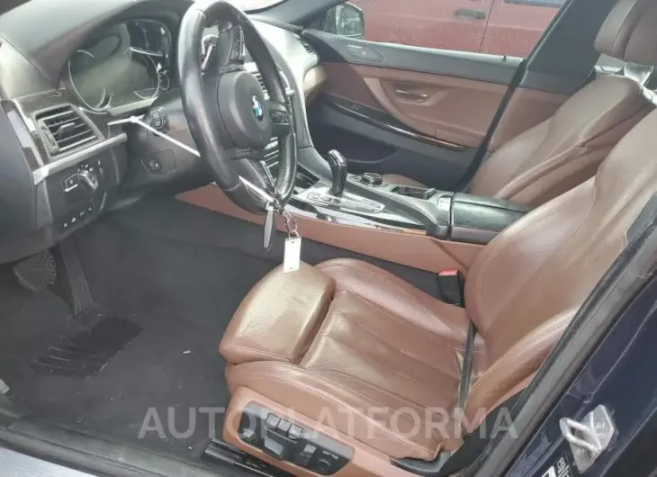 BMW 650 I GRAN 2015 vin WBA6B2C57FGB99636 from auto auction Copart