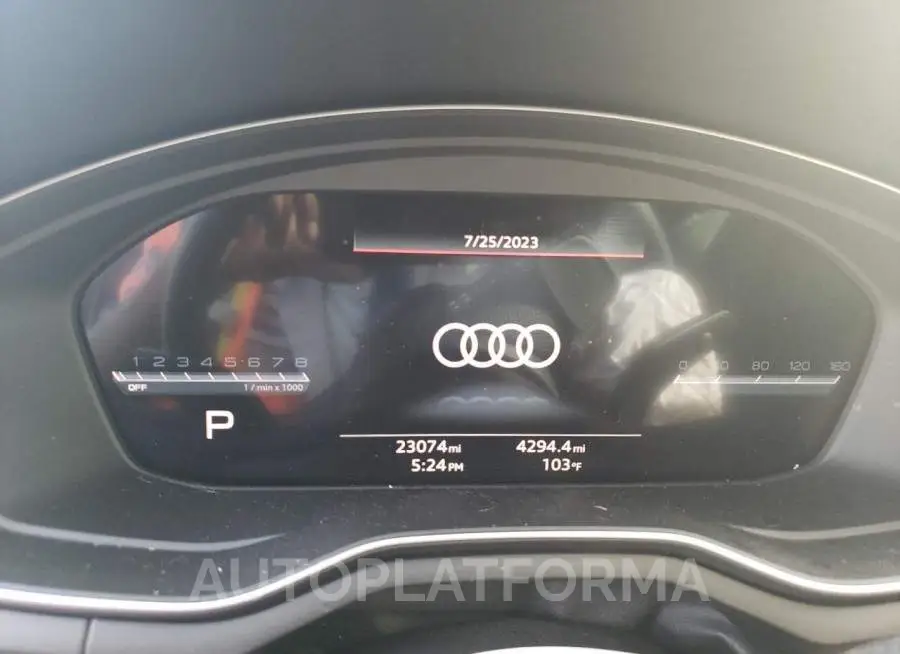 AUDI S5 PREMIUM 2022 vin WAUC4CF54NA033314 from auto auction Copart