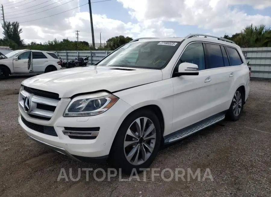 MERCEDES-BENZ GL 350 BLU 2015 vin 4JGDF2EE3FA606780 from auto auction Copart