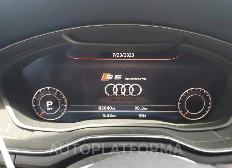 AUDI S5 PRESTIG 2018 vin WAUC4CF59JA060051 from auto auction Copart