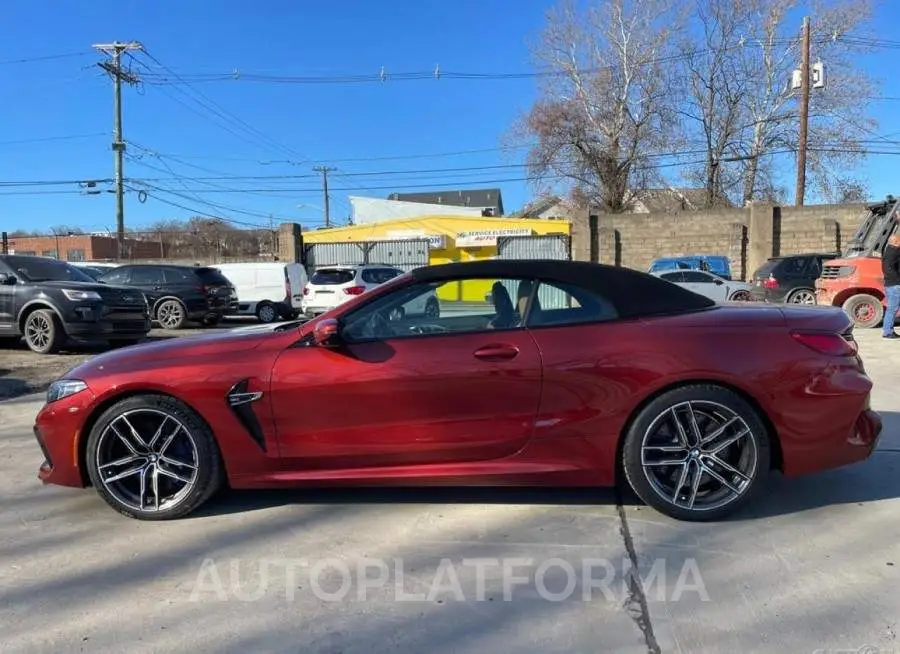 BMW M8 2020 vin WBSDZ0C07LBM09391 from auto auction Copart