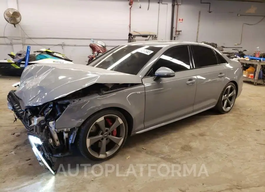 AUDI S4 PRESTIG 2018 vin WAUC4AF48JA089102 from auto auction Copart