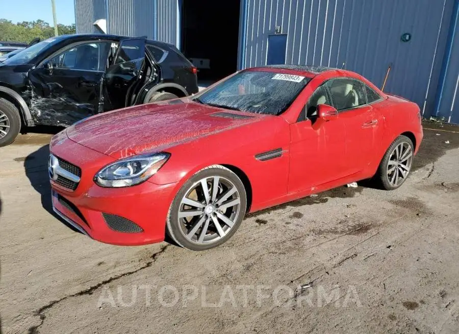 MERCEDES-BENZ SLC 300 2017 vin WDDPK3JA2HF136694 from auto auction Copart