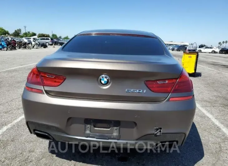 BMW 650 I GRAN 2015 vin WBA6B2C53FD798953 from auto auction Copart