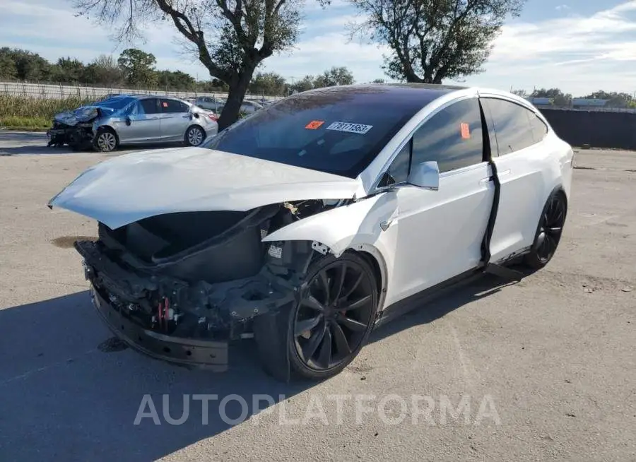 TESLA MODEL X 2017 vin 5YJXCBE49HF078514 from auto auction Copart