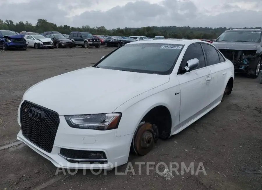 AUDI S4 PREMIUM 2015 vin WAUBGAFLXFA077793 from auto auction Copart