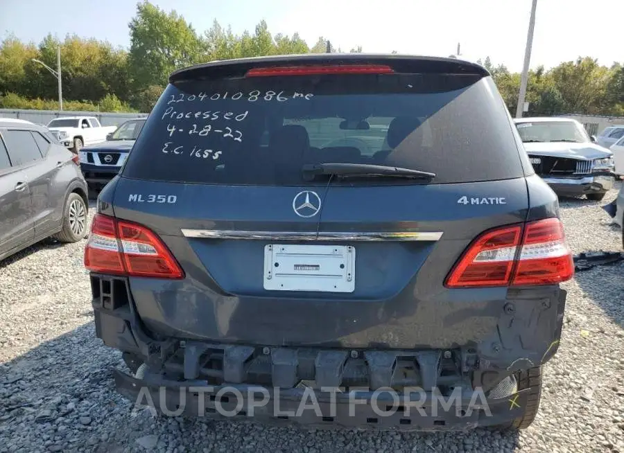 MERCEDES-BENZ ML 350 4MA 2015 vin 4JGDA5HBXFA464753 from auto auction Copart