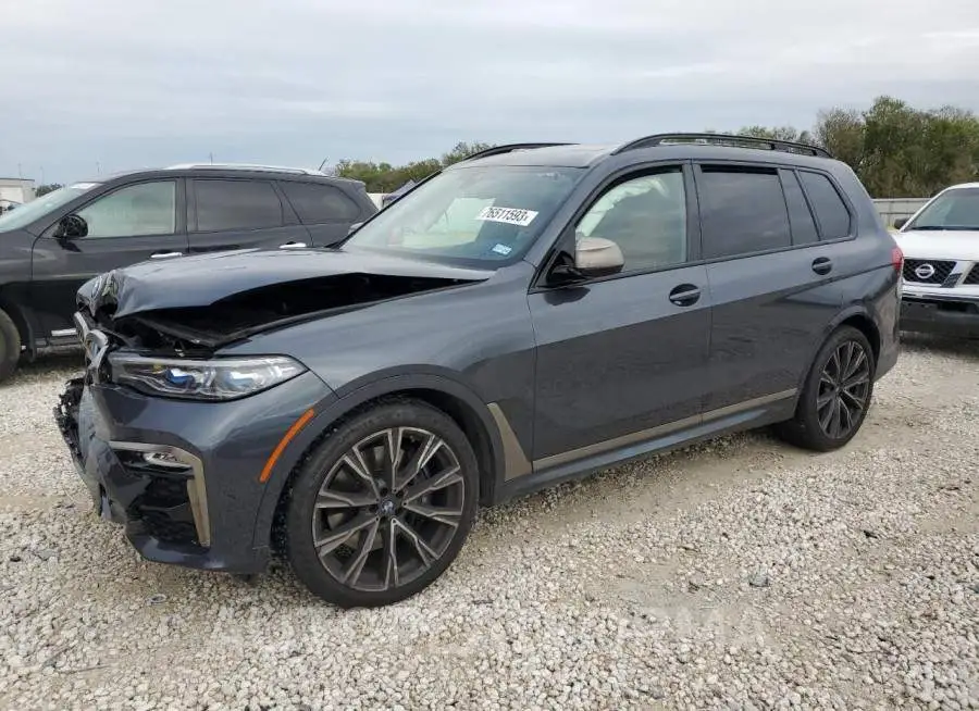 BMW X7 M50I 2021 vin 5UXCX6C03M9H56688 from auto auction Copart