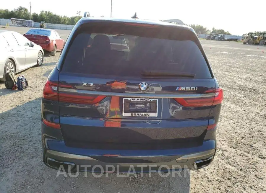 BMW X7 M50I 2022 vin 5UXCX6C09N9J04835 from auto auction Copart