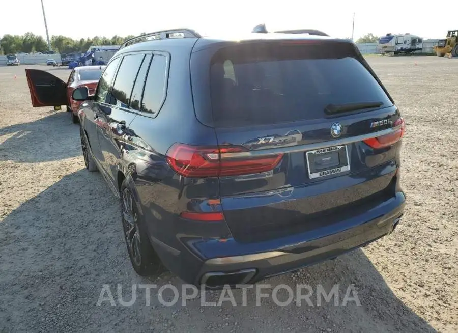 BMW X7 M50I 2022 vin 5UXCX6C09N9J04835 from auto auction Copart