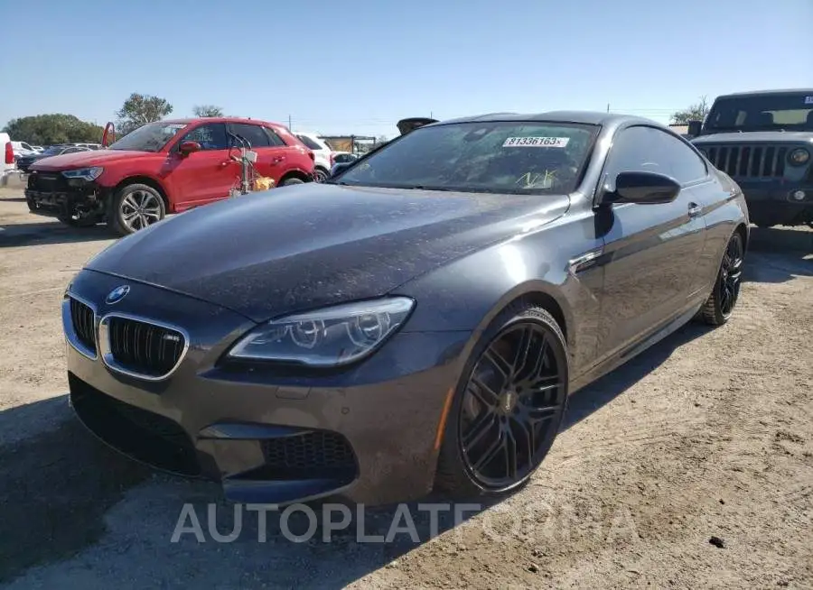 BMW M6 2016 vin WBS6J9C59GD934690 from auto auction Copart