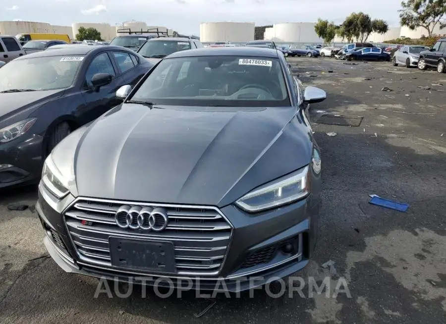 AUDI S5 PRESTIG 2018 vin WAUC4CF50JA008887 from auto auction Copart