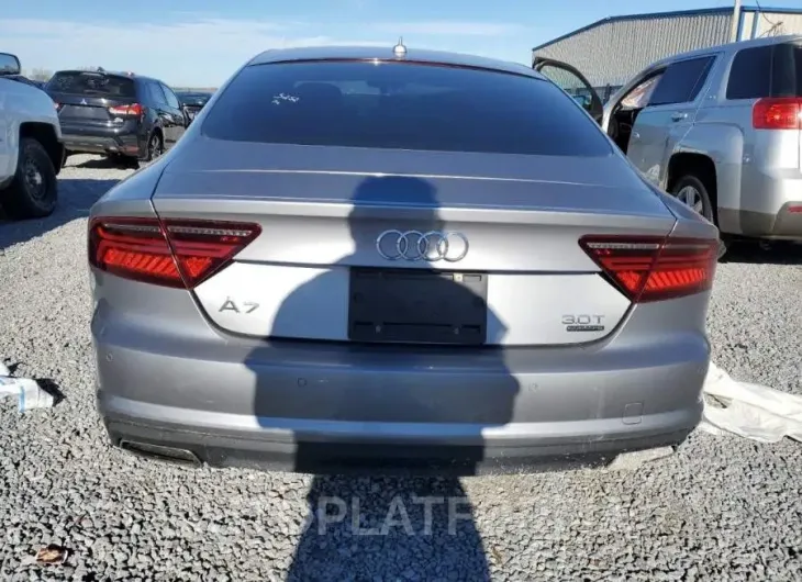 AUDI A7 PREMIUM 2016 vin WAUWGAFC7GN005252 from auto auction Copart