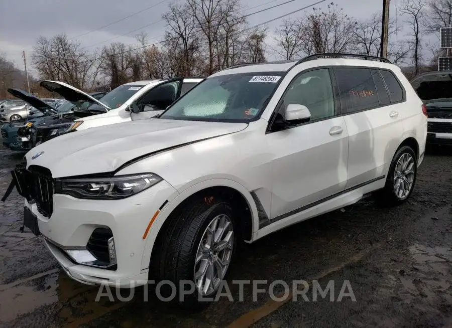 BMW X7 XDRIVE4 2021 vin 5UXCW2C00M9D87039 from auto auction Copart