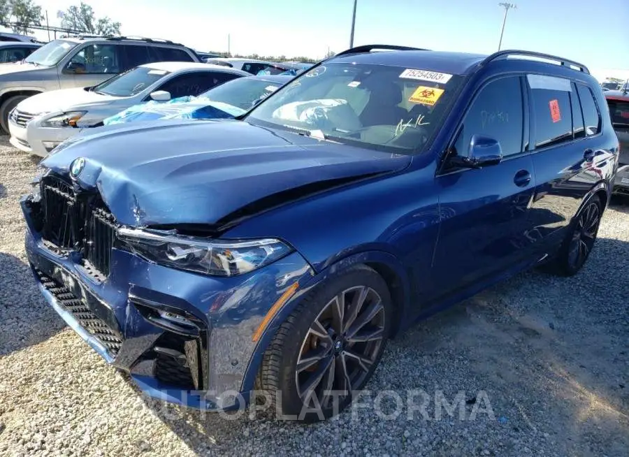 BMW X7 XDRIVE4 2022 vin 5UXCW2C00N9L11688 from auto auction Copart