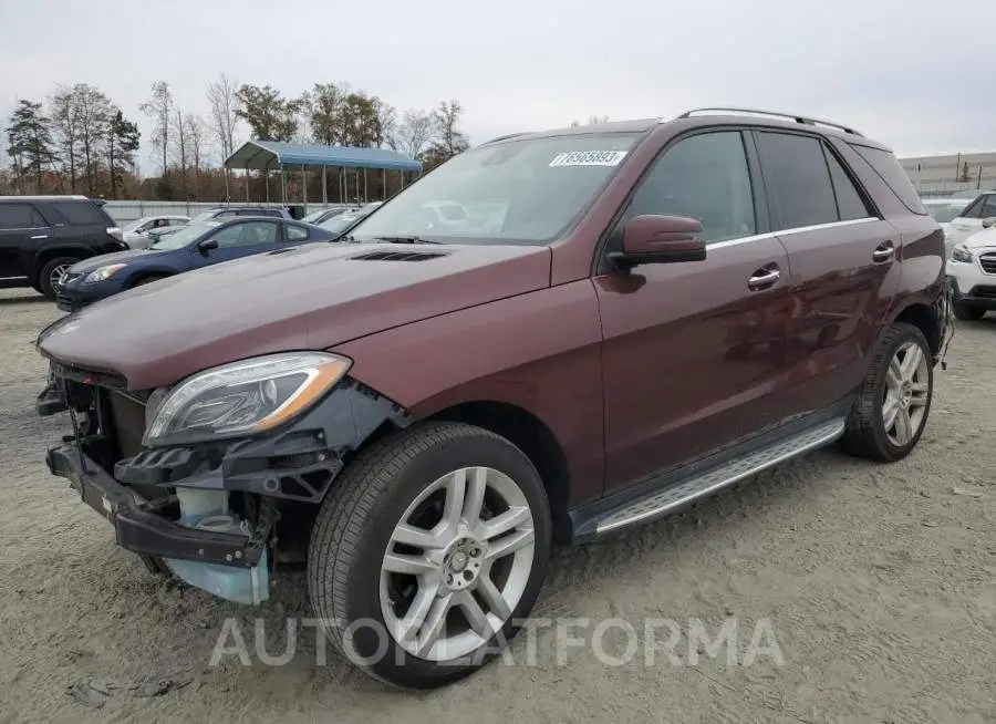 MERCEDES-BENZ ML 350 2015 vin 4JGDA5JB4FA491683 from auto auction Copart