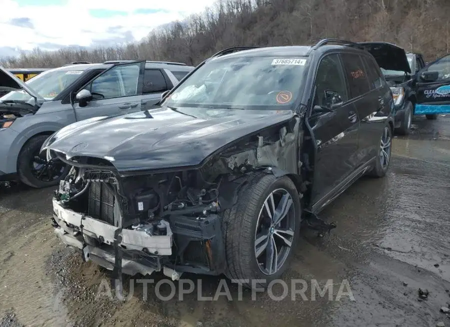 BMW X7 M50I 2022 vin 5UXCX6C04N9M79127 from auto auction Copart