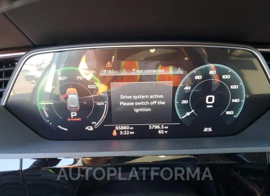 AUDI E-TRON PRE 2019 vin WA1VAAGE1KB024058 from auto auction Copart