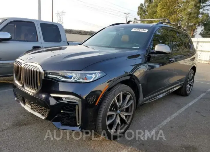 BMW X7 M50I 2020 vin 5UXCX6C06L9C49878 from auto auction Copart