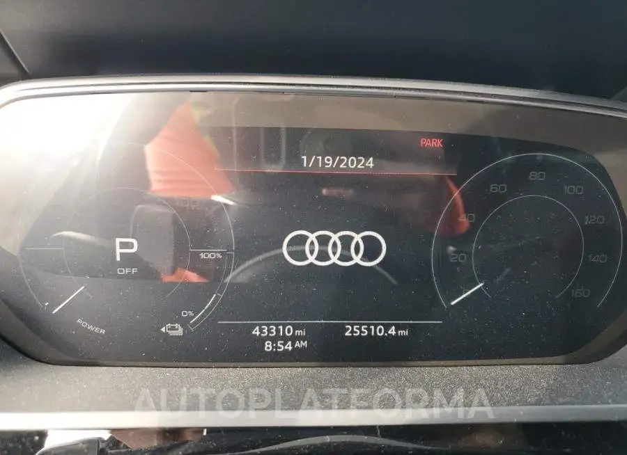 AUDI E-TRON PRE 2019 vin WA1VAAGE3KB024935 from auto auction Copart