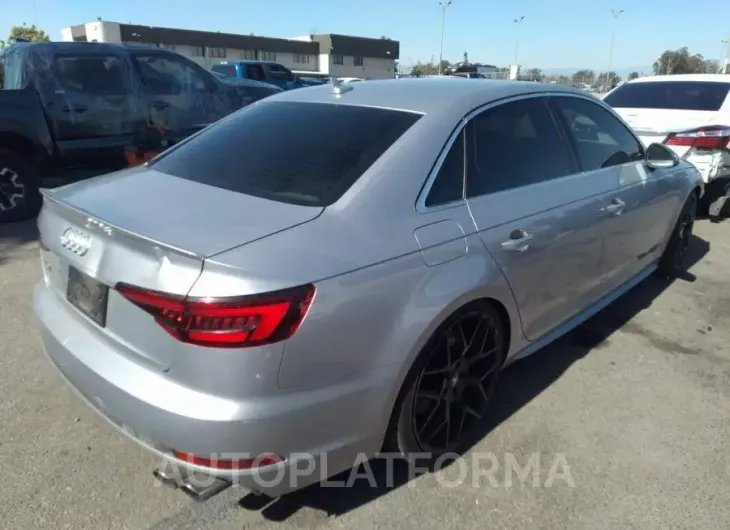 AUDI S4 2019 vin WAUA4AF47KA001651 from auto auction Iaai