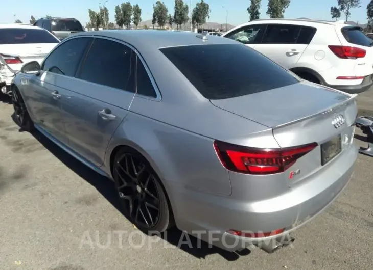 AUDI S4 2019 vin WAUA4AF47KA001651 from auto auction Iaai