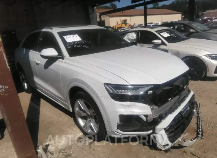 AUDI Q8 2021 vin WA1BVAF15MD012301 from auto auction Iaai