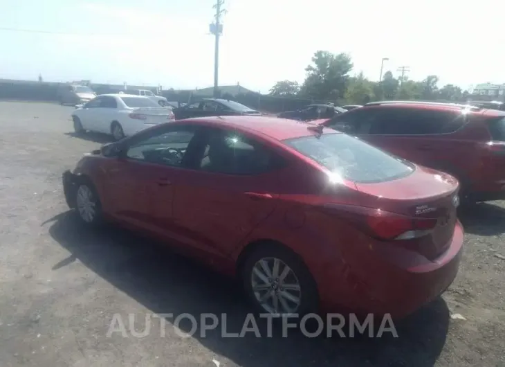 HYUNDAI ELANTRA 2016 vin 5NPDH4AE7GH789949 from auto auction Iaai