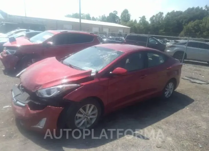 HYUNDAI ELANTRA 2016 vin 5NPDH4AE7GH789949 from auto auction Iaai