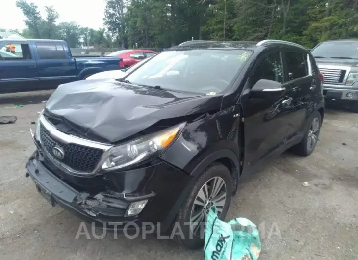 KIA SPORTAGE 2015 vin KNDPCCAC5F7712682 from auto auction Iaai