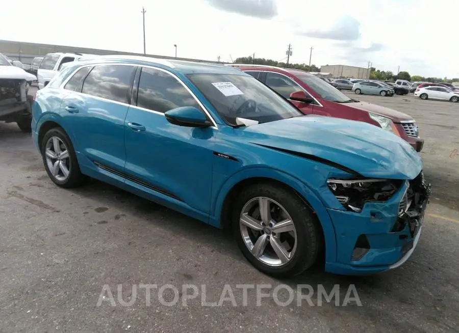 AUDI E-TRON 2019 vin WA1LABGE6KB015482 from auto auction Iaai