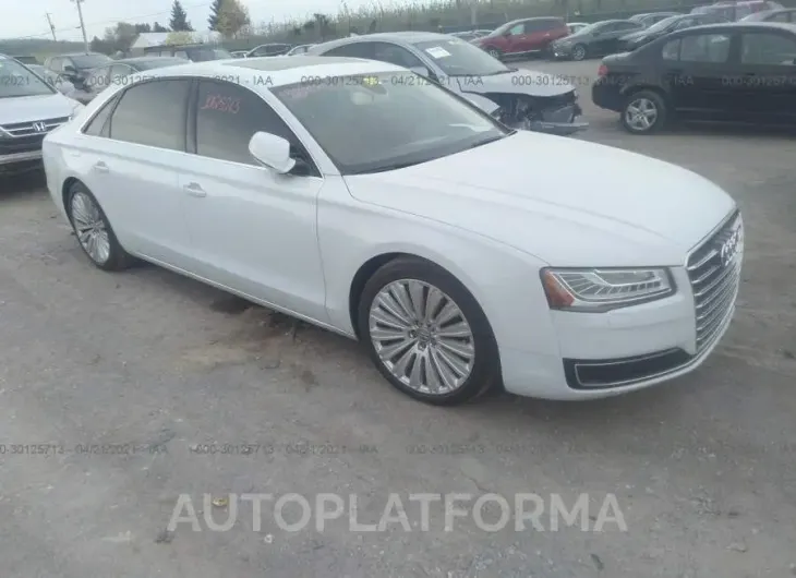 AUDI A8 L 2015 vin WAU32AFDXFN036052 from auto auction Iaai