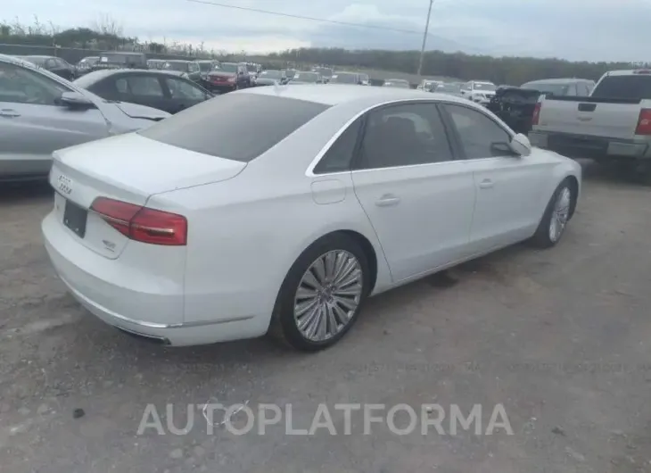 AUDI A8 L 2015 vin WAU32AFDXFN036052 from auto auction Iaai