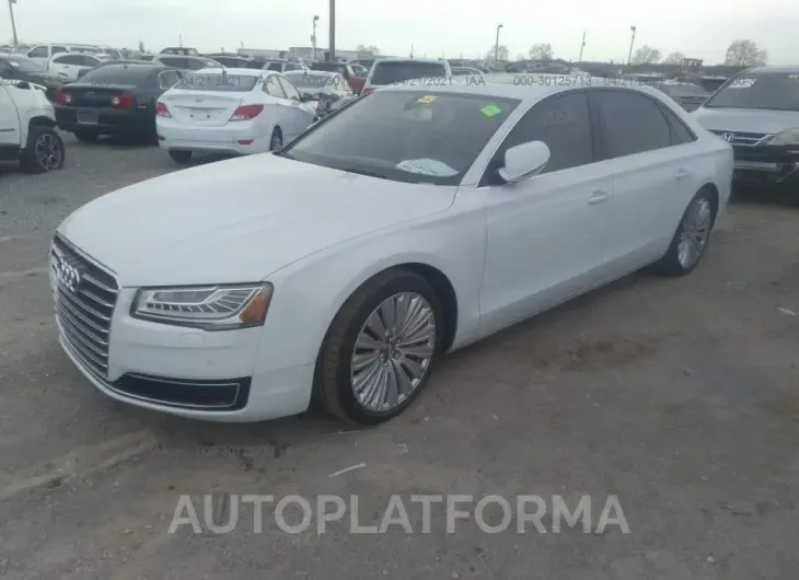 AUDI A8 L 2015 vin WAU32AFDXFN036052 from auto auction Iaai