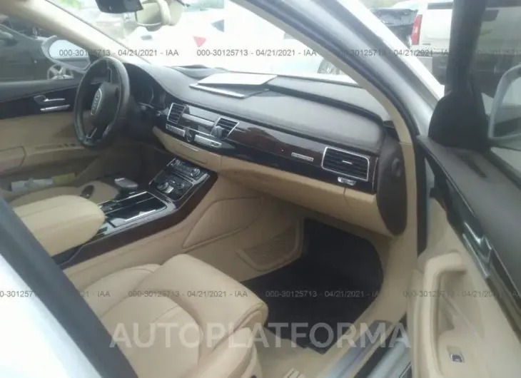 AUDI A8 L 2015 vin WAU32AFDXFN036052 from auto auction Iaai